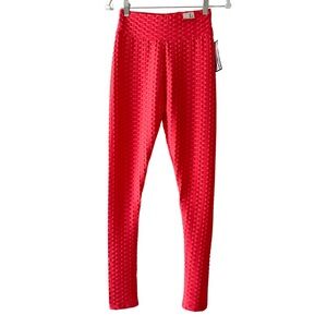 Rue 21 Women’s Pink Cinched Detail Scrunch Butt Leggings